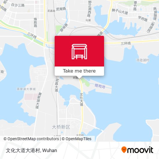 文化大道大港村 map