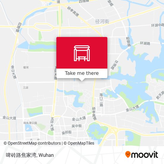 啤砖路焦家湾 map