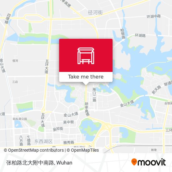 张柏路北大附中南路 map