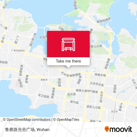 鲁磨路光谷广场 map