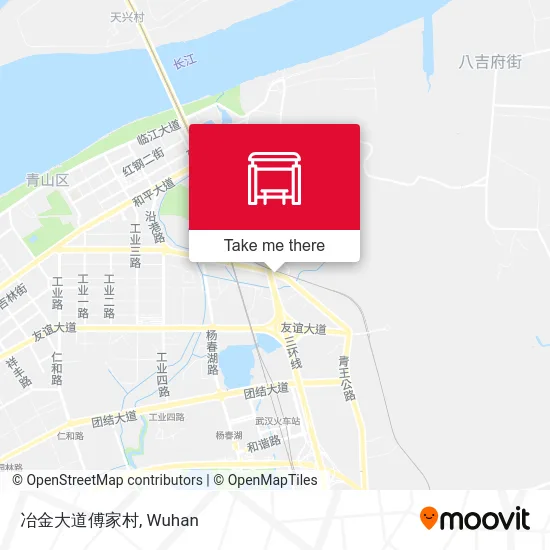 冶金大道傅家村 map