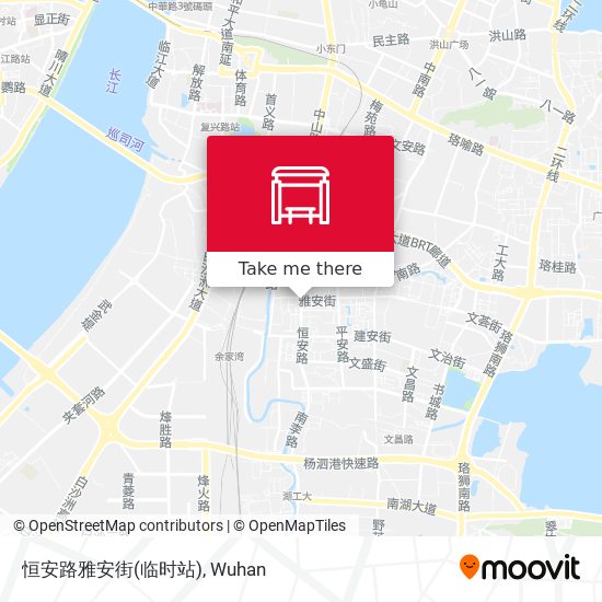 恒安路雅安街(临时站) map