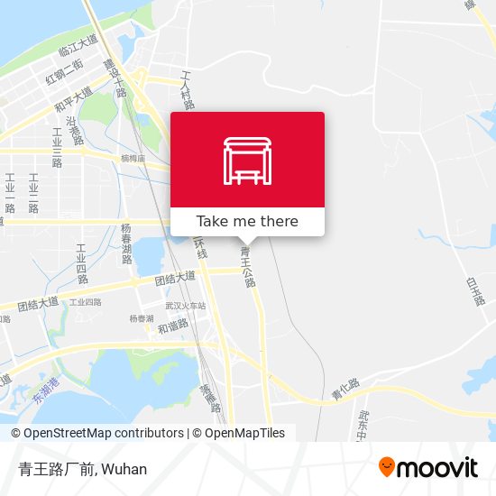 青王路厂前 map