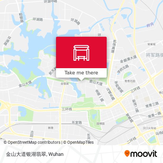 金山大道银湖翡翠 map
