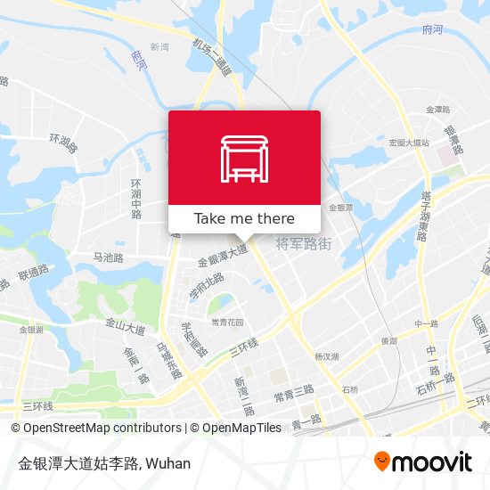 金银潭大道姑李路 map