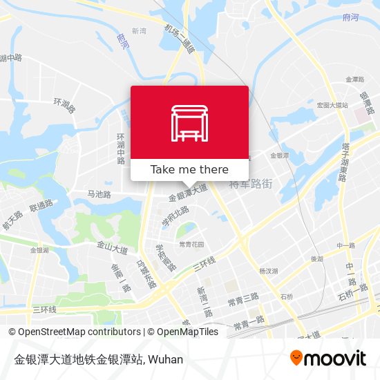 金银潭大道地铁金银潭站 map