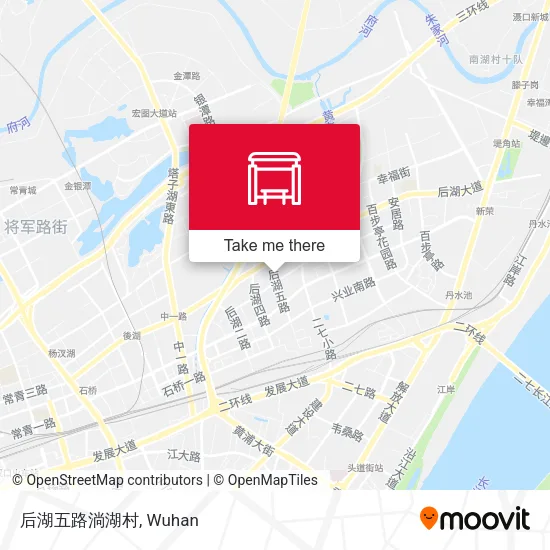 后湖五路淌湖村 map
