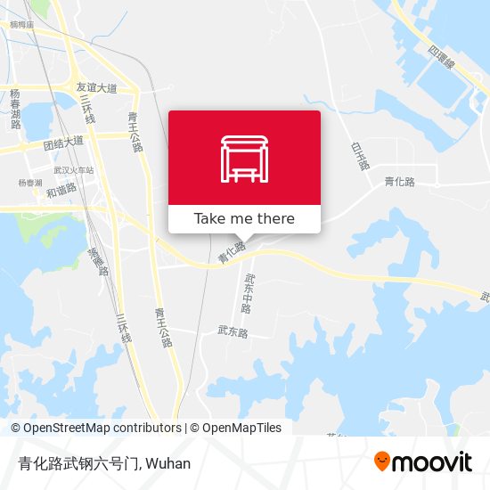 青化路武钢六号门 map