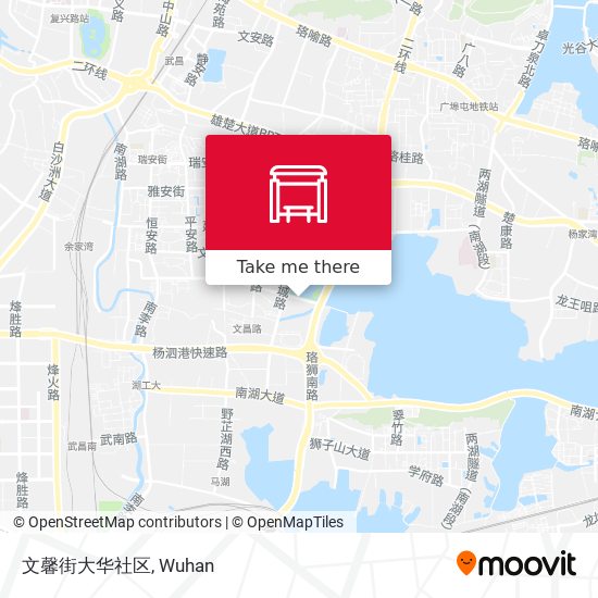 文馨街大华社区 map