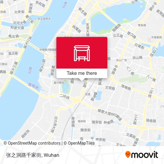 张之洞路千家街 map