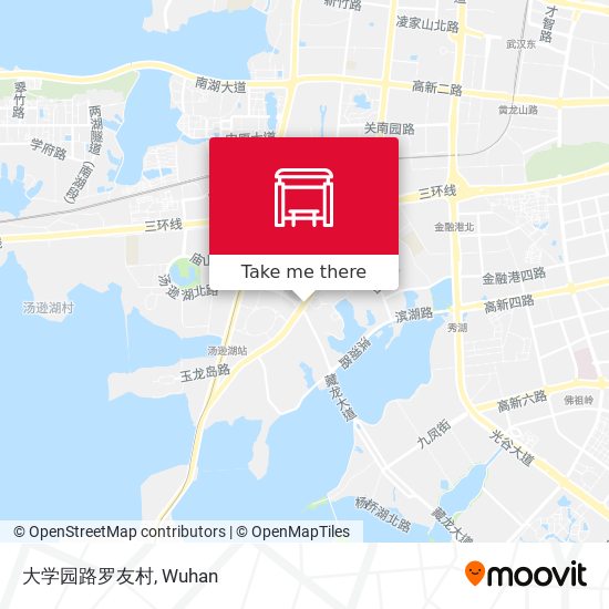 大学园路罗友村 map