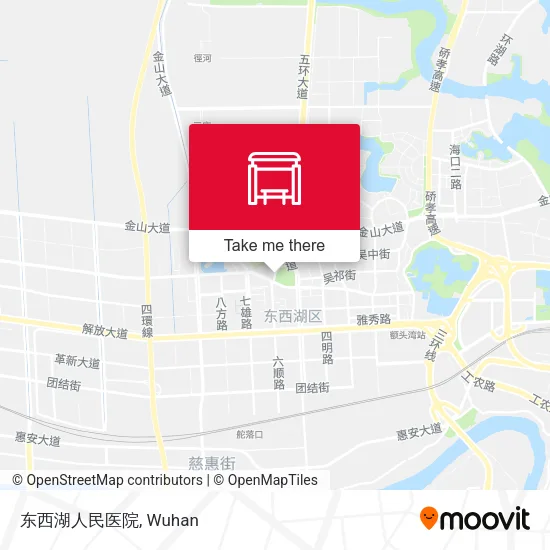 东西湖人民医院 map