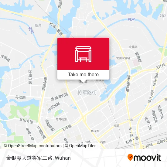 金银潭大道将军二路 map