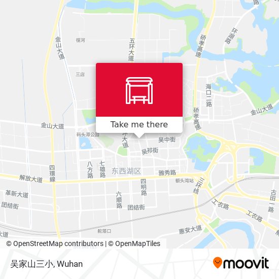 吴家山三小 map