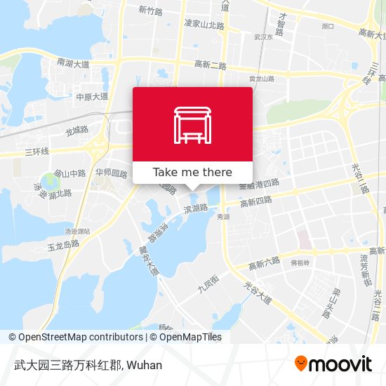 武大园三路万科红郡 map