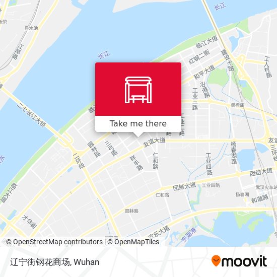 辽宁街钢花商场 map