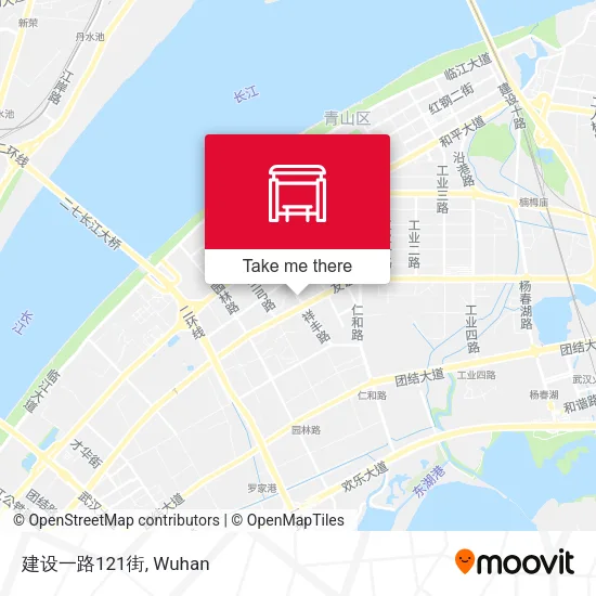 建设一路121街 map