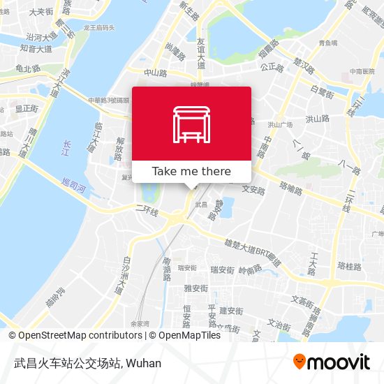 武昌火车站公交场站 map