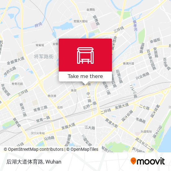 后湖大道体育路 map