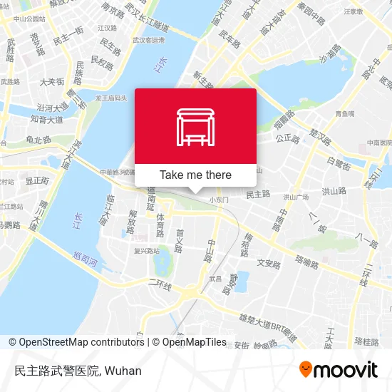 民主路武警医院 map