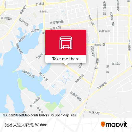 光谷大道大郭湾 map