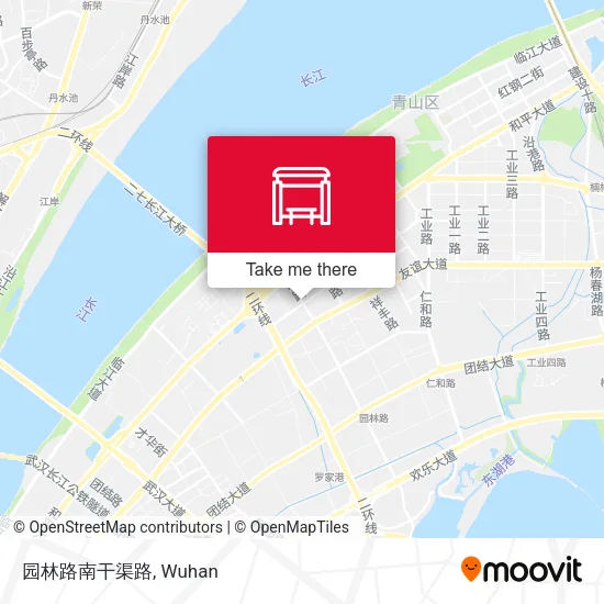 园林路南干渠路 map