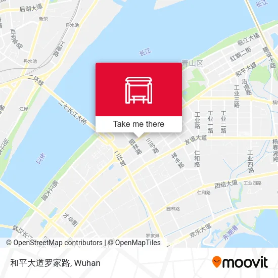 和平大道罗家路 map