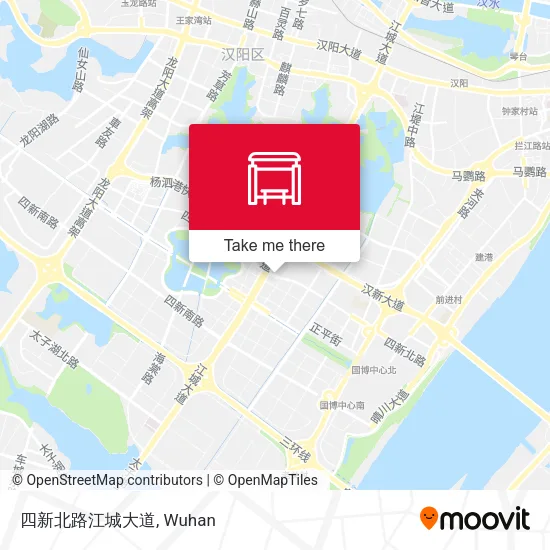 四新北路江城大道 map