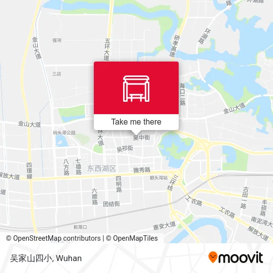吴家山四小 map