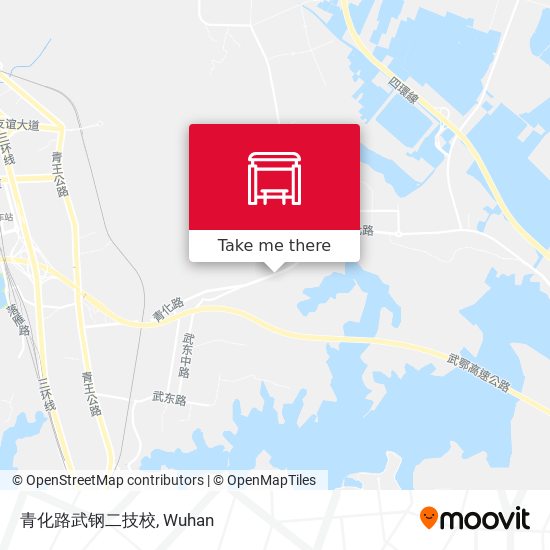 青化路武钢二技校 map