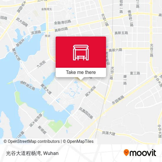 光谷大道程杨湾 map