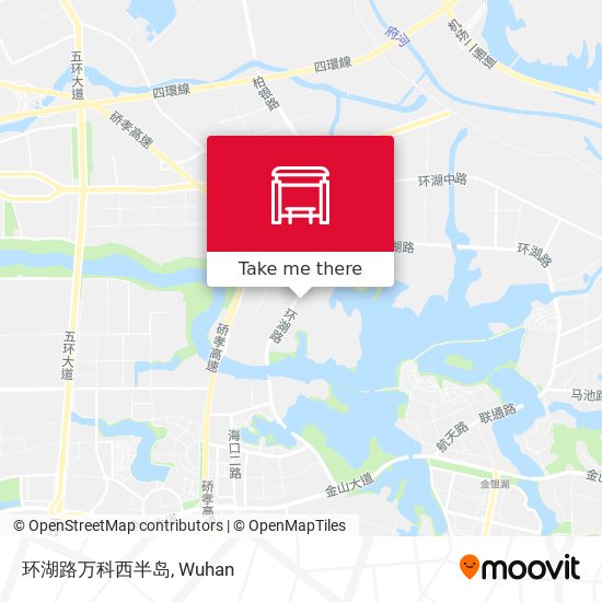 环湖路万科西半岛 map