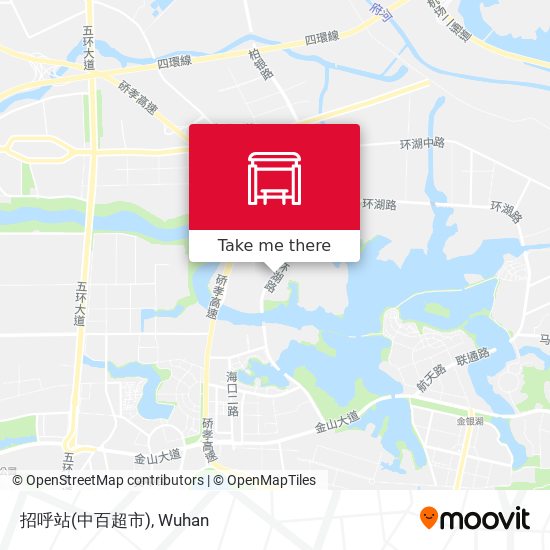招呼站(中百超市) map