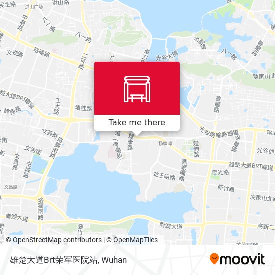 雄楚大道Brt荣军医院站 map