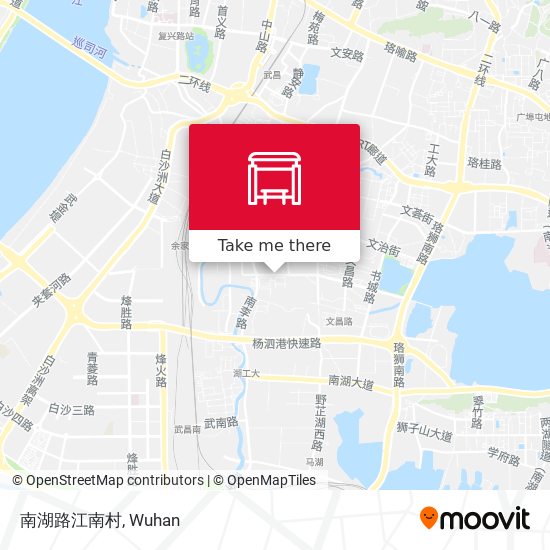 南湖路江南村 map