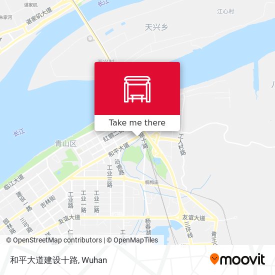 和平大道建设十路 map