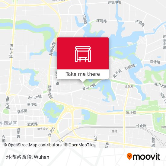 环湖路西段 map