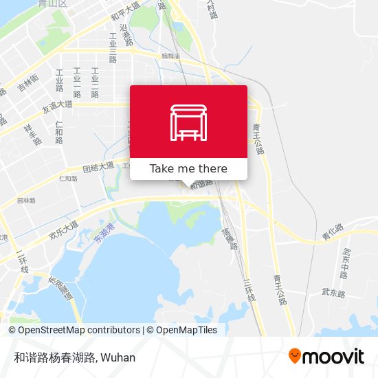 和谐路杨春湖路 map