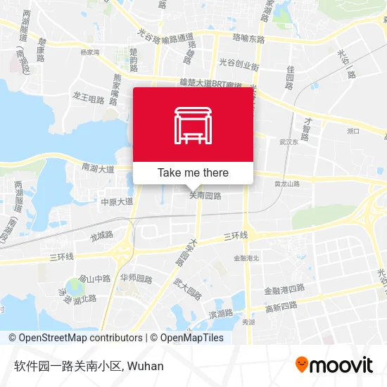软件园一路关南小区 map