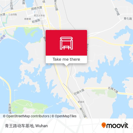 青王路动车基地 map