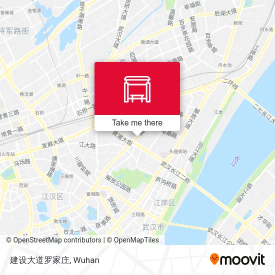 建设大道罗家庄 map