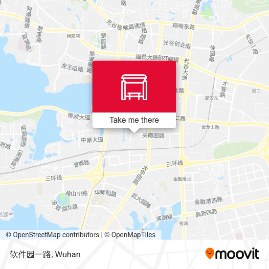 软件园一路 map