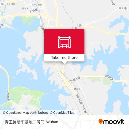 青王路动车基地二号门 map
