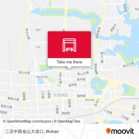 三店中路金山大道口 map