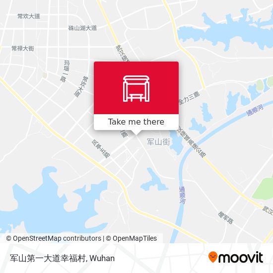 军山第一大道幸福村 map
