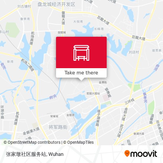 张家墩社区服务站 map