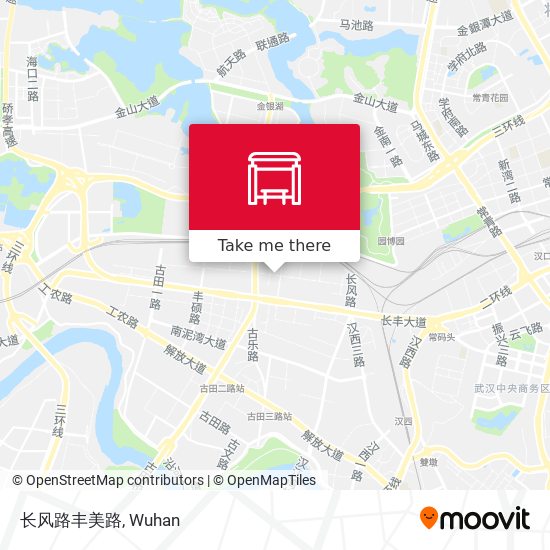 长风路丰美路 map