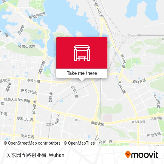 关东园五路创业街 map