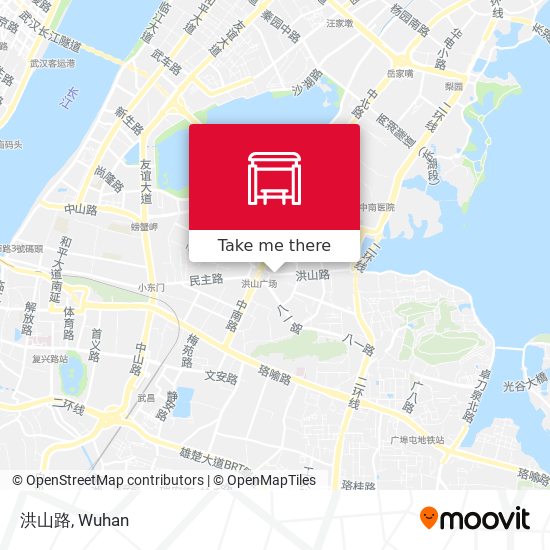 洪山路 map