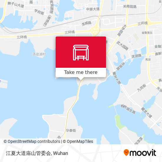 江夏大道庙山管委会 map